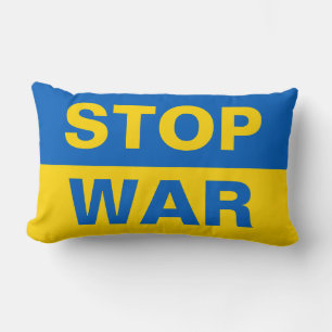 Almofada Lombar Stop War Ucrânia Ucraniano