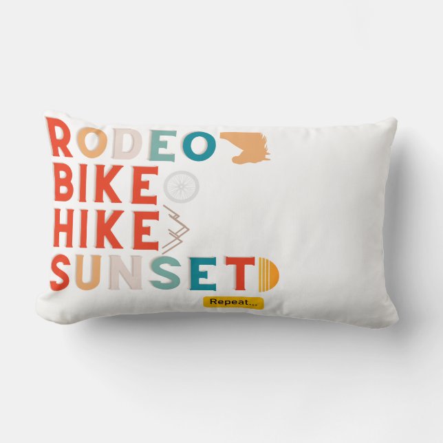 Almofada Lombar Sudoeste—Divertido design ao ar livre (Frente)