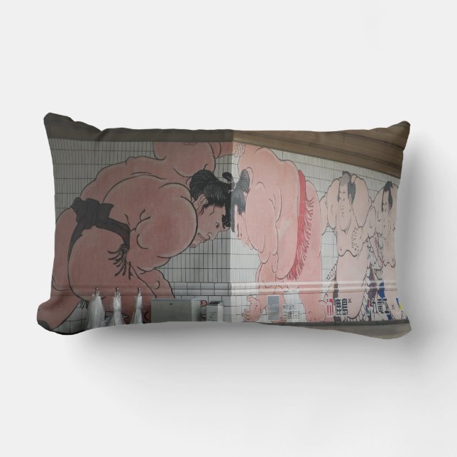 Almofada Lombar Sumo Mural Wall Art (Frente)