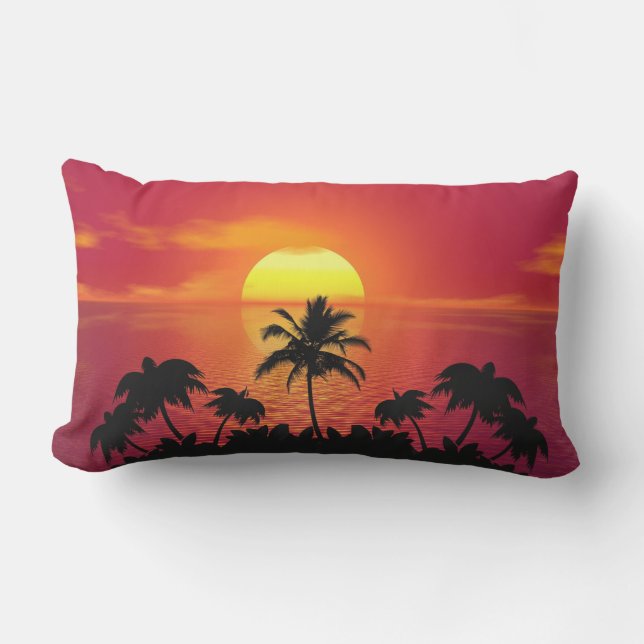 Almofada Lombar Sunset tropical (Frente)