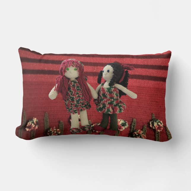 Almofada Lombar Super Bonita Amigurumi Melhor Travesseiro de Bonec (Frente)