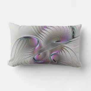 Almofada Lombar Surreal Shy Beauty Modern Abstrato Fractal Art