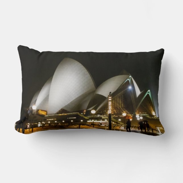 Almofada Lombar Sydney Opera House em Travesseiro noturno (Frente)