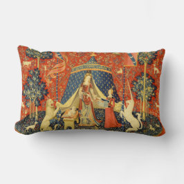 Almofada Lombar Tapeçaria Medieval Lady e O Unicórnio: Arte France