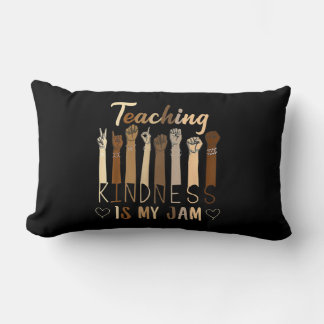Almofada Lombar Teaching Kindness Is My Jam Autism Awareness T-Shi