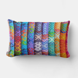 Almofada Lombar Tecido Forrado Colorido