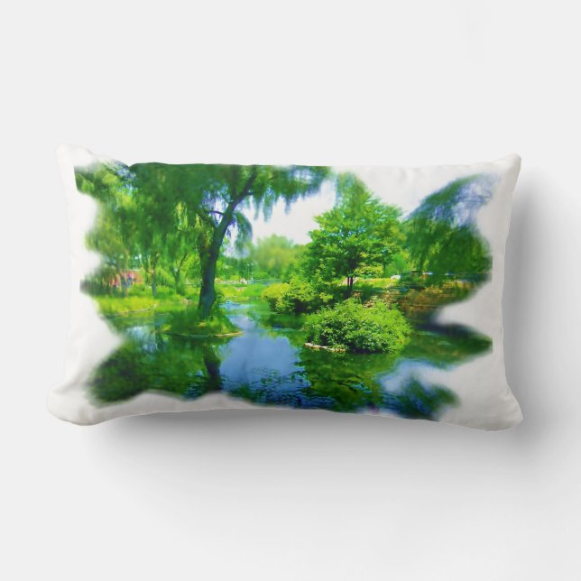 Almofada Lombar Tempo longe da cidade (Frente)