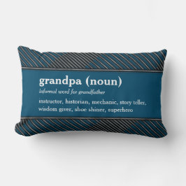 Almofada Lombar Texto personalizado de definição de dicionário do 