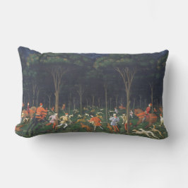 Almofada Lombar The Hunt in the Forest (por Paolo Uccello)