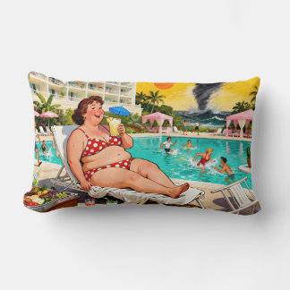 Almofada Lombar “The Storm Can Wait” – A Self Denial Cartoon