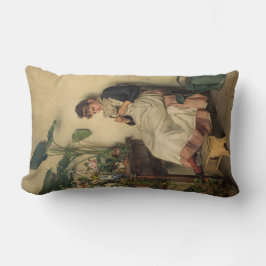 Almofada Lombar The Young Florist (por Carl Zewy)