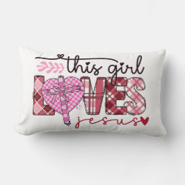 Almofada Lombar This Girl Loves Jesus