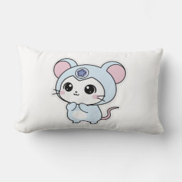 Almofada Lombar Throw Pillow Cute little lovely mouse