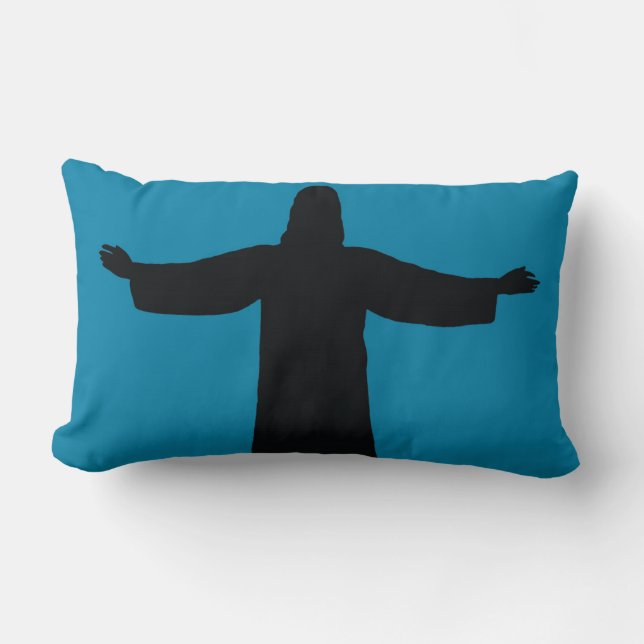Almofada Lombar Throw Pillow   jesus christ  (Frente)