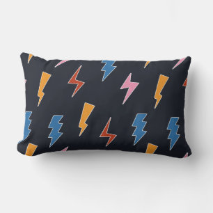 Almofada Lombar Thunderbols sem soldadura, raios desenhados à mã
