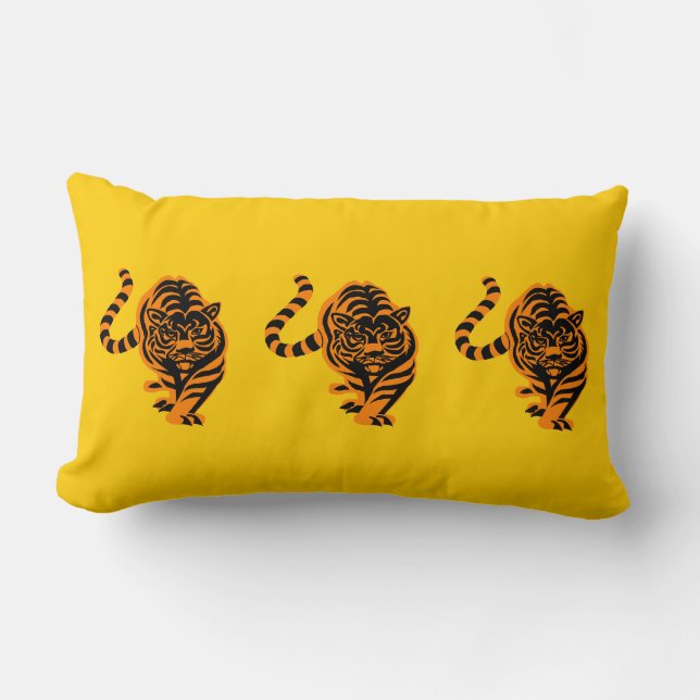Almofada Lombar Tiger Stripes Art Smart Professora Destino (Frente)