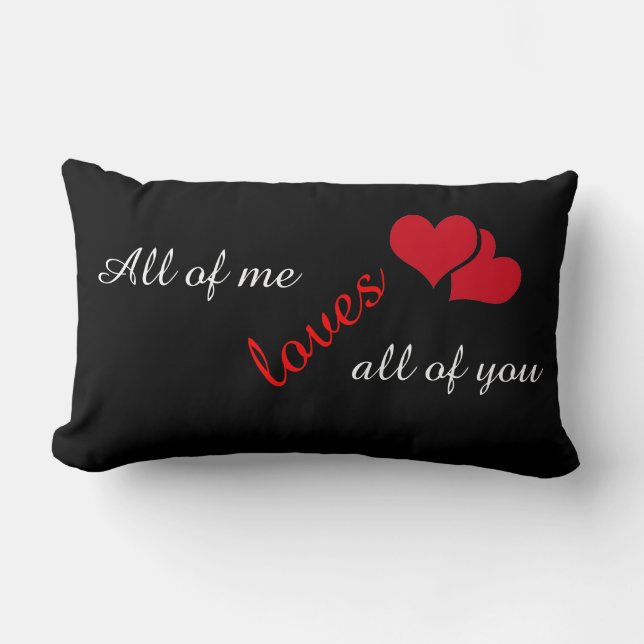 Almofada Lombar Todos eu amo todos vocês (Frente)