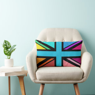 Almofada Lombar Tomada de União/Sinalizador multicolorido+Design p