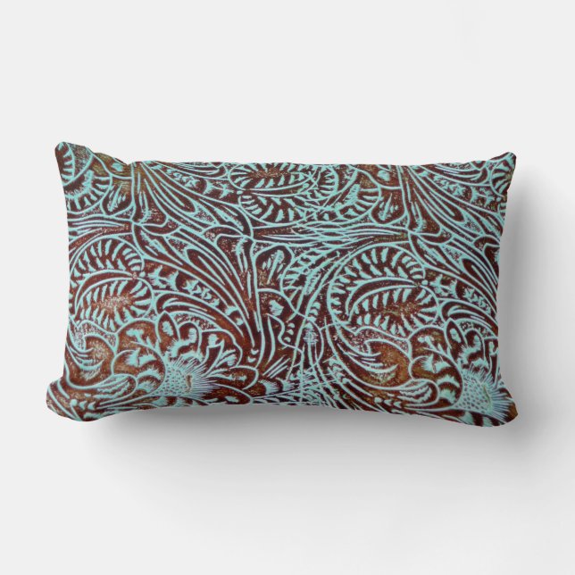 Almofada Lombar Toolin na cerceta (parte traseira de Brown) (Frente)