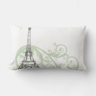 Almofada Lombar Torre Eiffel com Volutas