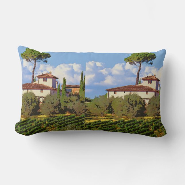 Almofada Lombar Toscana Itália Poster (Frente)