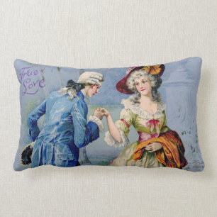 Almofada Lombar Travesseiro Antiquado de Amor Verdadeiro Francês