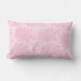Almofada Lombar Travesseiro bonito de Damasco Rosa