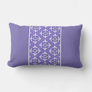Almofada Lombar Travesseiro bonito Purple Fleur de Lis
