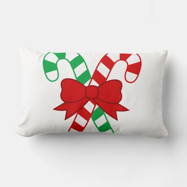 Almofada Lombar Travesseiro Candy Cane (Frente)