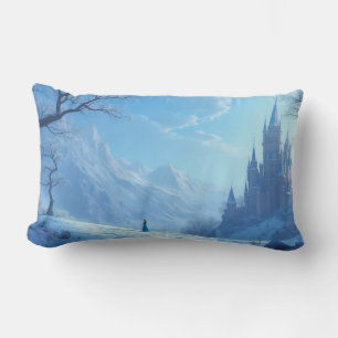 Almofada Lombar travesseiro com cenário fantástico - inverno emoci