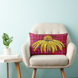 Almofada Lombar Travesseiro Coneflower
