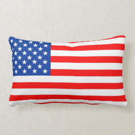 Almofada Lombar travesseiro da bandeira de país de Estados Unidos