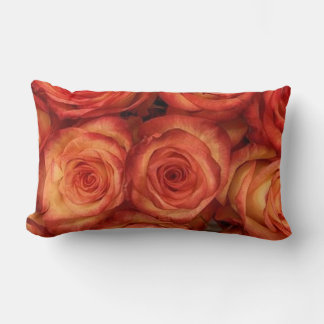 Almofada Lombar Travesseiro de Arte Floral Rosa Vintage Elegante