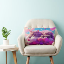 Travesseiro de Cat Lumbar para amantes de Cat