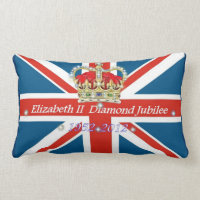 Travesseiro de Comemorative do jubileu de diamante