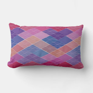 Almofada Lombar Travesseiro de Designer Multicolorido de Travessei