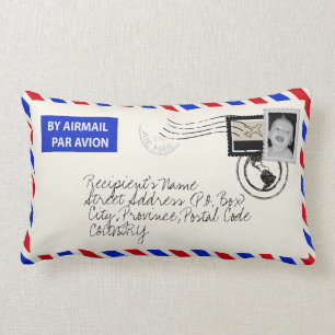 Almofada Lombar Travesseiro de Envelope de Correio Aéreo Personal