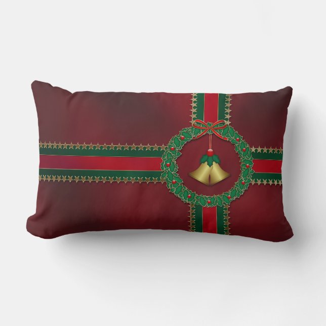 Almofada Lombar Travesseiro de estrelas e tiras (Frente)