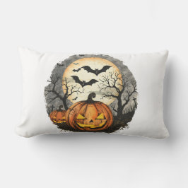 Almofada Lombar Travesseiro de Halloween Abóbora – Decoração Assus