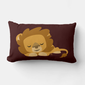 Almofada Lombar Travesseiro de Leão com Sono de Cartoon