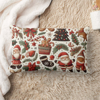 Almofada Lombar Travesseiro de Natal de Wonderland Animal