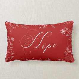Almofada Lombar Travesseiro de Natal Red HOPE