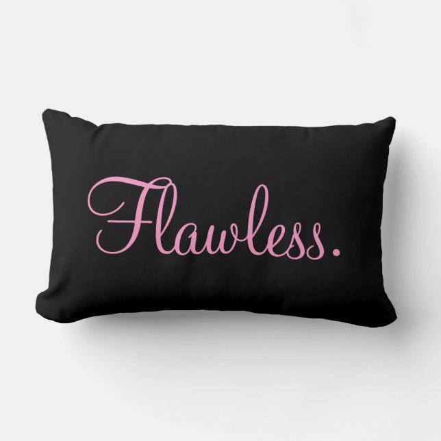 Almofada Lombar Travesseiro de Palavras Bastante (Frente)