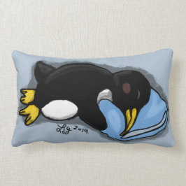 Almofada Lombar Travesseiro de pinguim dormindo