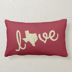 Almofada Lombar Travesseiro de Texas do amor