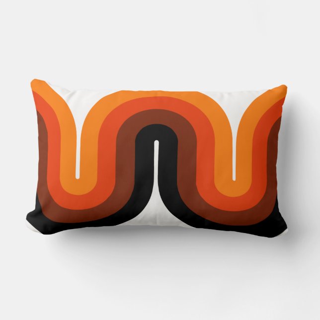 Almofada Lombar Travesseiro decorativo 13x21 lombar das curvas do (Frente)