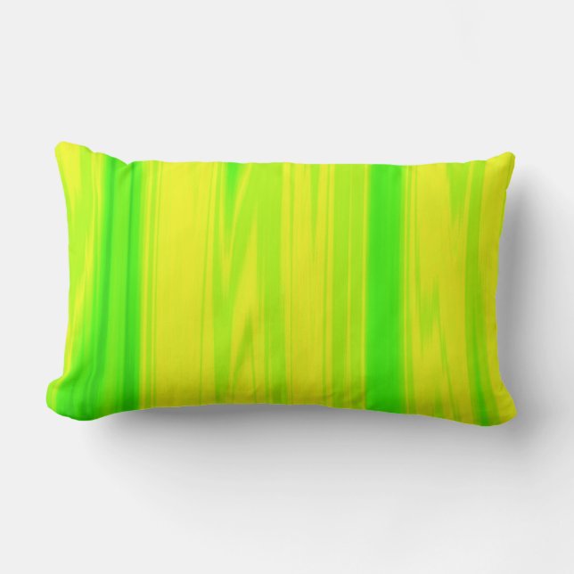 Almofada Lombar Travesseiro decorativo amarelo verde de néon da (Frente)