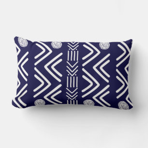Almofada Lombar Travesseiro decorativo Azul-Africano Profundo