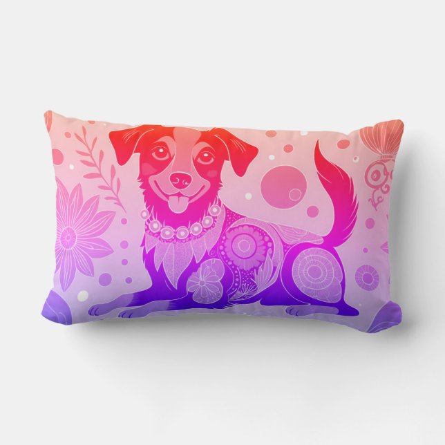 Almofada Lombar Travesseiro decorativo Blakey Paws (Verso)