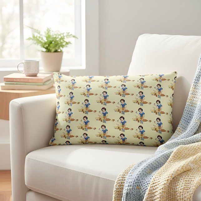 Almofada Lombar Travesseiro decorativo Branco da Neve (Criador carregado)